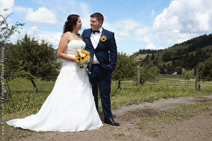 Brautpaar Hochzeit Hochzeitsfotograf Langnau