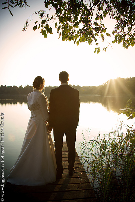 Brautpaar Hochzeit am Aeschisee