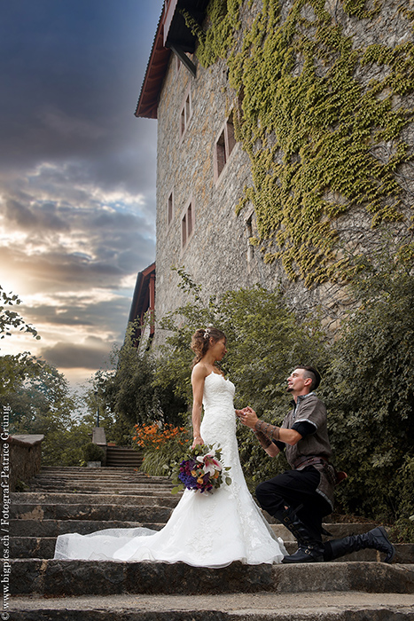 Hochzeit in Baselland auf Schloss