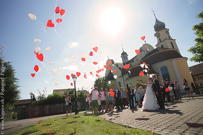 Hochzeitsreportage Kirche Kestenholz