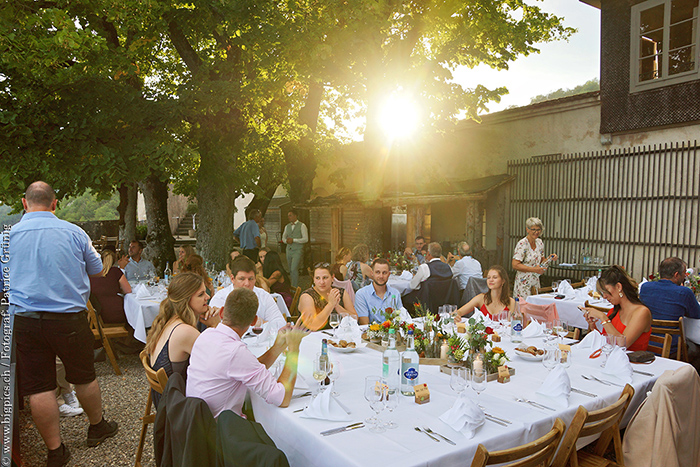 Abendessen Hochzeit Bechburg Oensingen