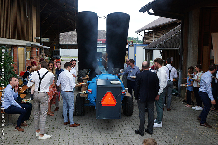 Grill Hochzeitsessen