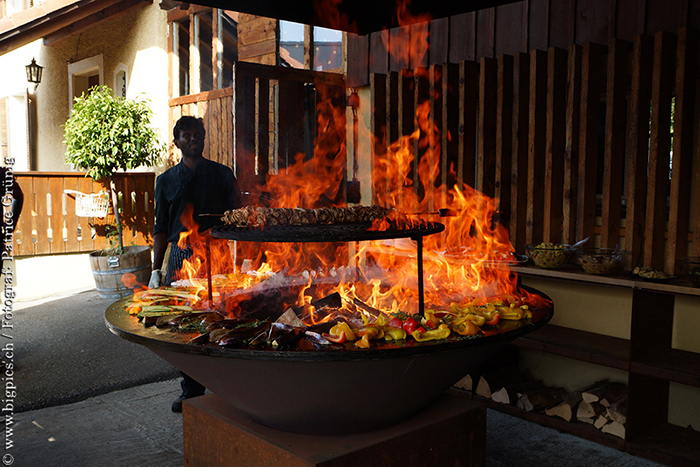 Grill Hochzeitsessen