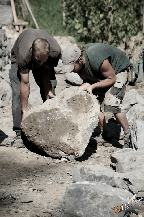 Projekt Trockenmauer in Bad Ragaz SG