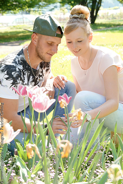 Outdoor Partnershooting für verliebte