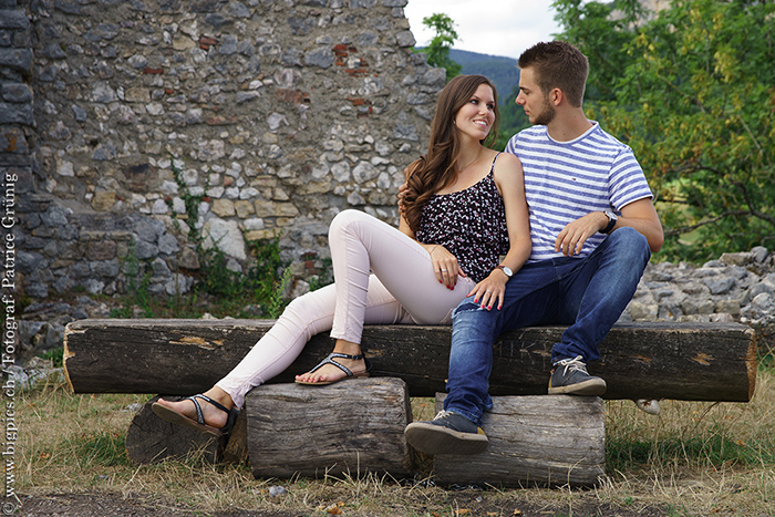 Outdoor Partnershooting für verliebte