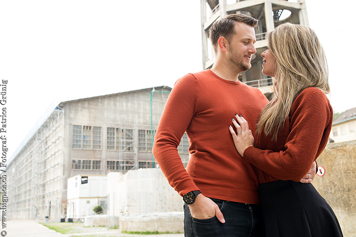 Outdoor Partnershooting für verliebte