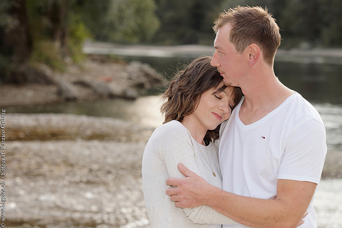 Fotoshooting an der Aare in Aarburg bei Olten